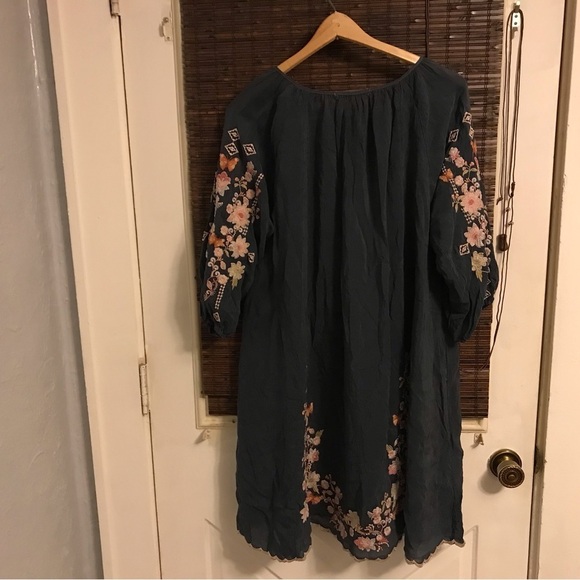 Johnny Was button up Astara tunic dress with bell sleeves - Picture 8 of 13